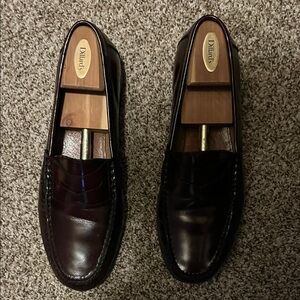 Johnston & Murphy Dark Brown Leather Loafers